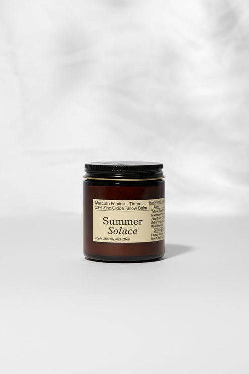 23% Non-Nano Zinc Tinted Tallow Balm | Deodorant Benefits | Scented